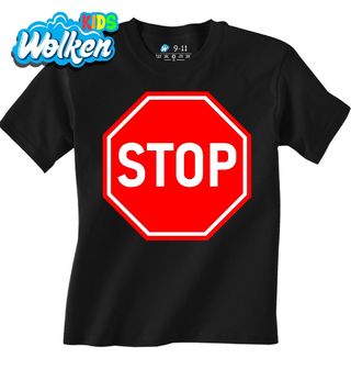 Dětské tričko Značka STOP Stůj, dej přednost v jízdě.jpg