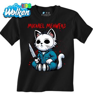 Dětské tričko Michael Meowers Kočka.jpg