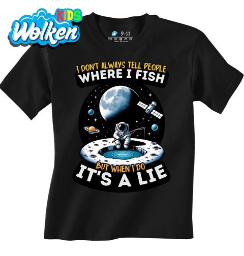 Obrázek produktu Dětské tričko Astronaut Rybář ve Vesmíru