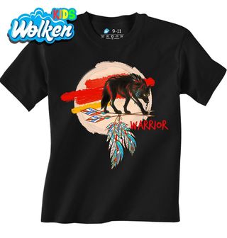 Dětské tričko Vlčí Duch Válečníka Warrior Wolf.jpg