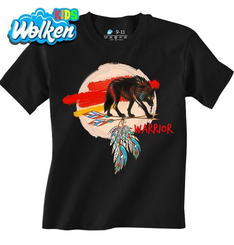 Obrázek produktu Dětské tričko Vlčí Duch Válečníka Warrior Wolf