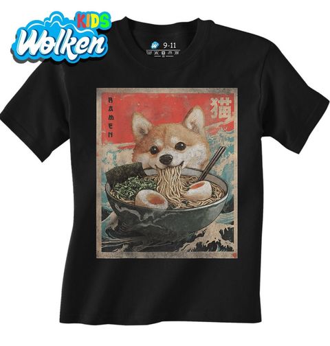 Obrázek produktu Dětské tričko Shiba Inu a Ramen