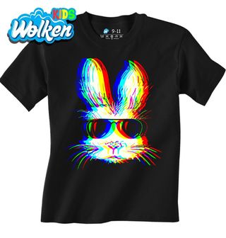 Dětské tričko Párty Králík v Brýlích Glitch Bunny.jpg