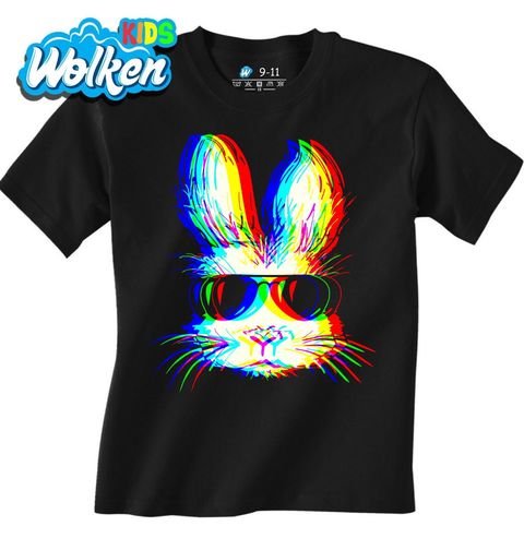 Obrázek produktu Dětské tričko Párty Králík v Brýlích Glitch Bunny