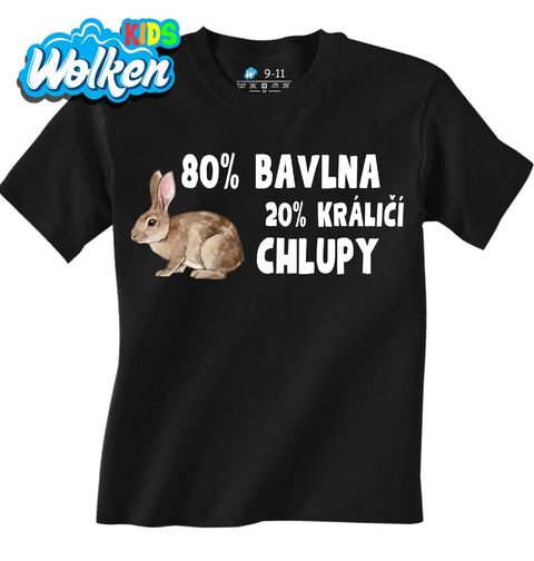 Obrázek produktu Dětské tričko 80 % Bavlna, 20 % Králičí Chlupy