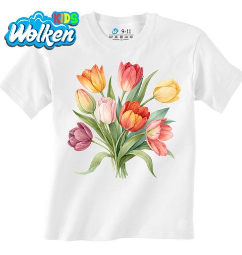Obrázek produktu Dětské tričko Barevné Tulipány