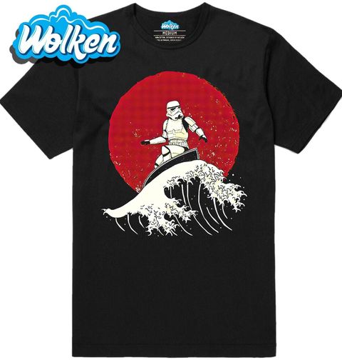 Obrázek produktu Pánské tričko Surfující Stormtrooper u Kanagawy