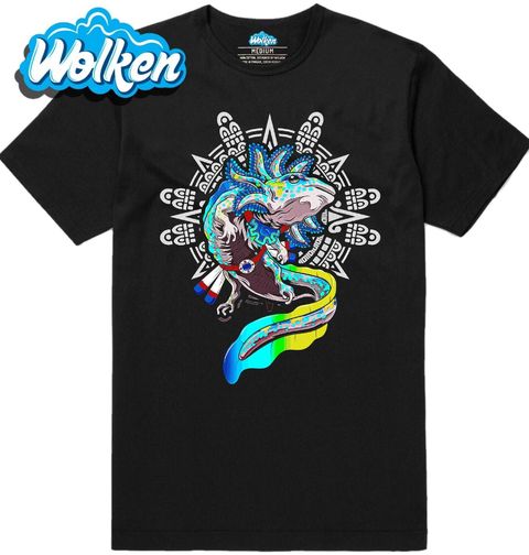 Obrázek produktu Pánské tričko Aztécký Válečník Axolotl