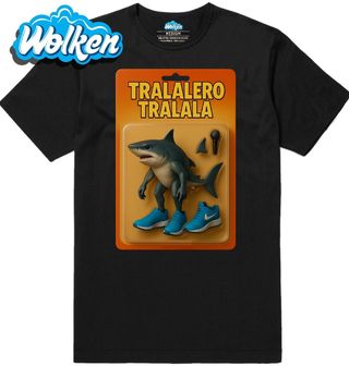 Pánské tričko Akční Figurka Tralalero Tralala.jpg