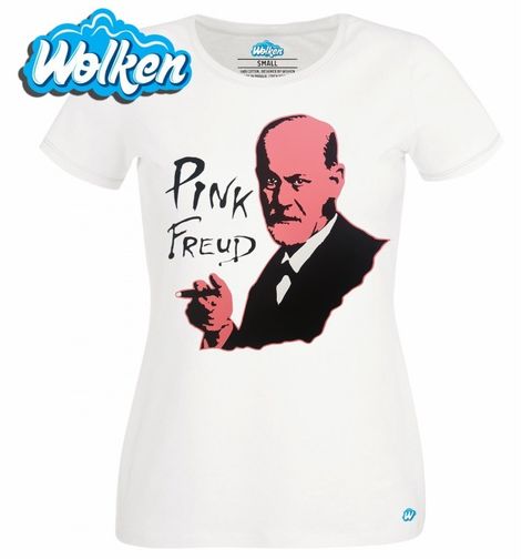 Obrázek produktu Dámské tričko Sigmund Freud + Pink Floyd = Pink Freud