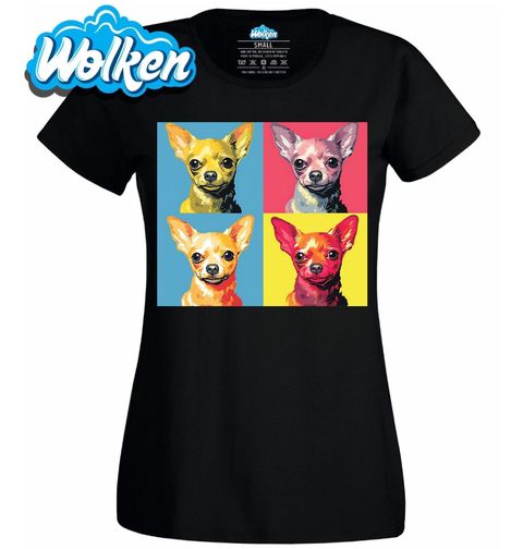 Obrázek produktu Dámské tričko Pop-art Čivava