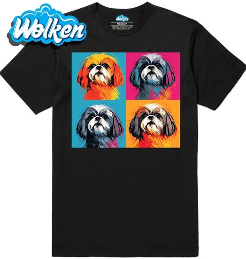 Obrázek produktu Pánské tričko Pop-art Shih-tzu