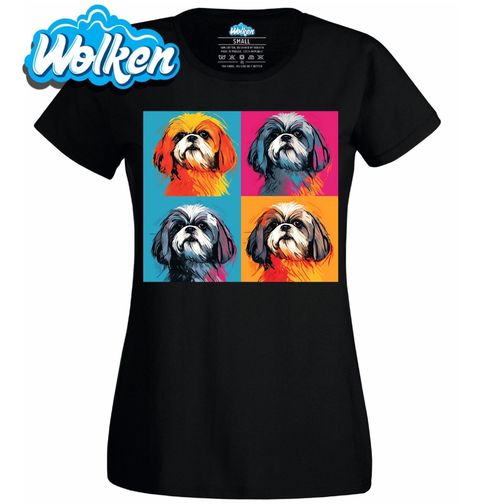 Obrázek produktu Dámské tričko Pop-art Shih-tzu