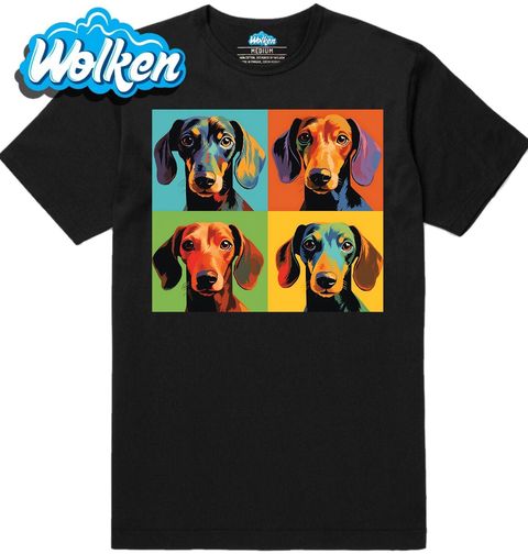Obrázek produktu Pánské tričko Pop-art Jezevčík