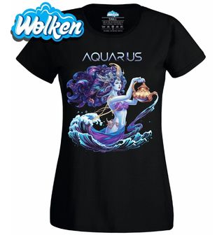 Dámské tričko Znamení Horoskopu Vodnář Aquarius.jpg