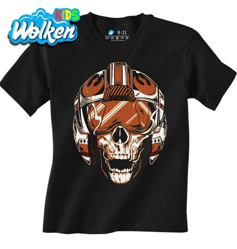 Obrázek produktu Dětské tričko Lebka Pilotů Rebel Gold Leader Skull