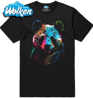 Pánské tričko Barevná Panda velká.jpg