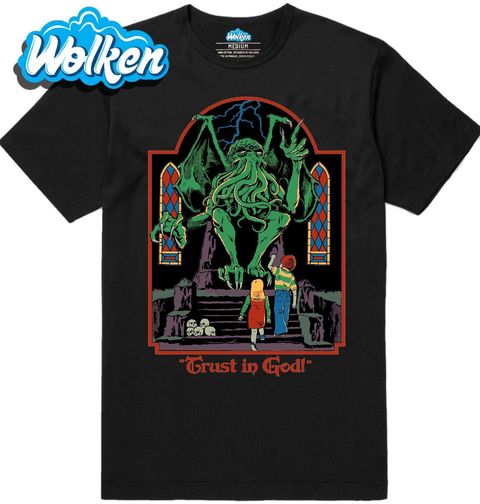 Obrázek produktu Pánské tričko Cthulhu Steven Rhodes Trust in God