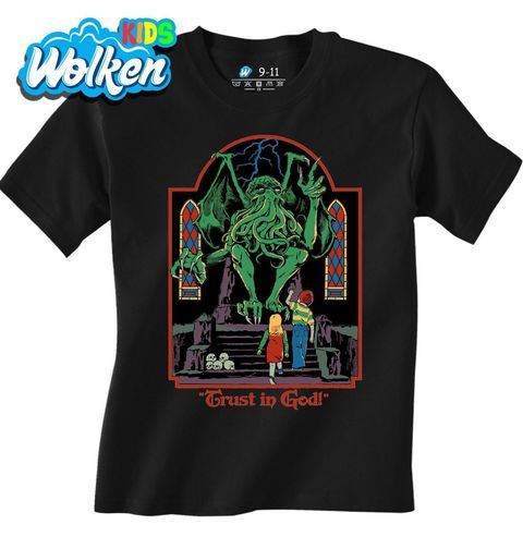 Obrázek produktu Dětské tričko Cthulhu Steven Rhodes Trust in God