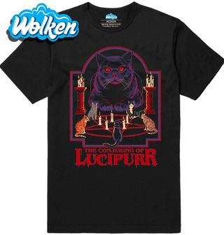 Pánské tričko Okultní Kočka Steven Rhodes The Conjuring of Lucipurr.jpg