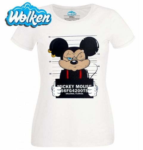 Obrázek produktu Dámské tričko Gangsta Mickey Mouse Busted