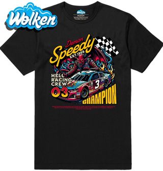 Pánské tričko Pekelné Závodní Auto Demon Speedy.jpg