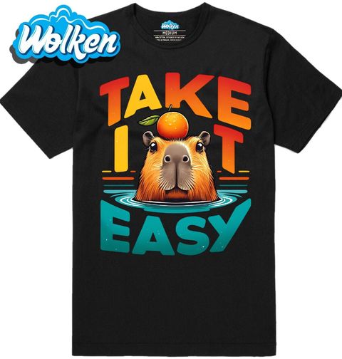 Obrázek produktu Pánské tričko Kapybara Buď v klidu Take It Easy