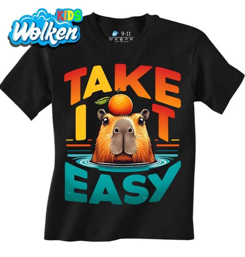 Obrázek produktu Dětské tričko Kapybara Buď v klidu Take It Easy