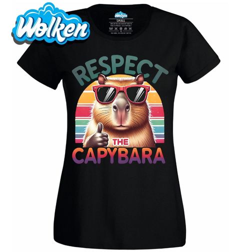 Obrázek produktu Dámské tričko Respektuj Kapybaru