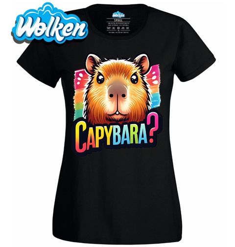 Obrázek produktu Dámské tričko Zmatená Kapybara Capybara?