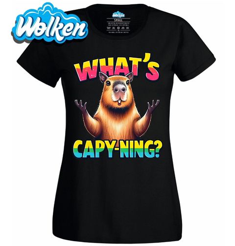 Obrázek produktu Dámské tričko Kapybara What’s Capy-ning?