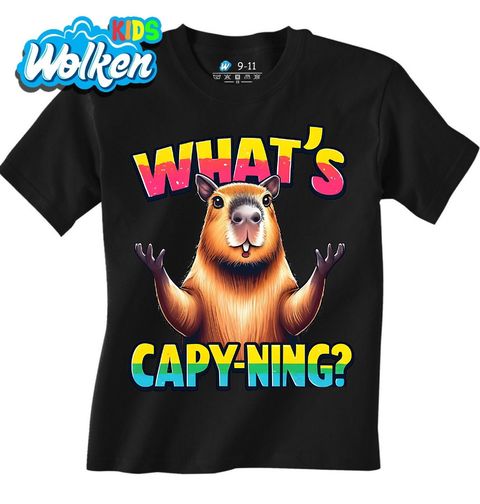 Obrázek produktu Dětské tričko Kapybara What’s Capy-ning?