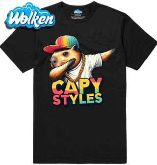 Pánské tričko Dabující Kapybara Capy Styles.jpg