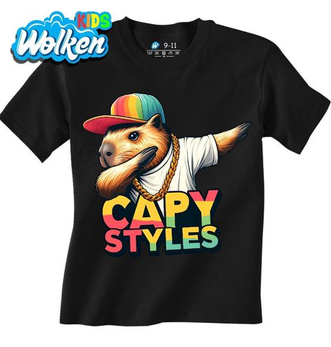 Obrázek produktu Dětské tričko Dabující Kapybara Capy Styles