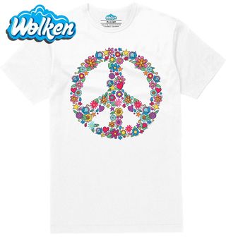 Pánské tričko  Rozkvetlý Symbol Míru.jpg