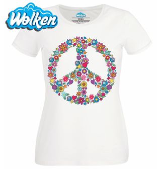 Dámské tričko  Rozkvetlý Symbol Míru.jpg