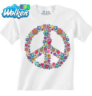 Dětské tričko Rozkvetlý Symbol Míru.jpg