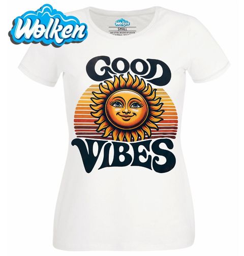 Obrázek produktu Dámské tričko Retro Slunce Good Vibes