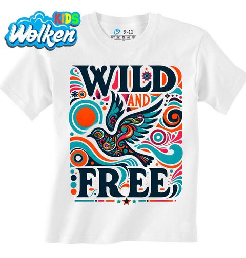 Obrázek produktu Dětské tričko Divoký a Svobodný Wild And Free