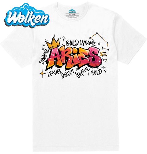 Obrázek produktu Pánské tričko Horoskop Beran Aries Graffiti
