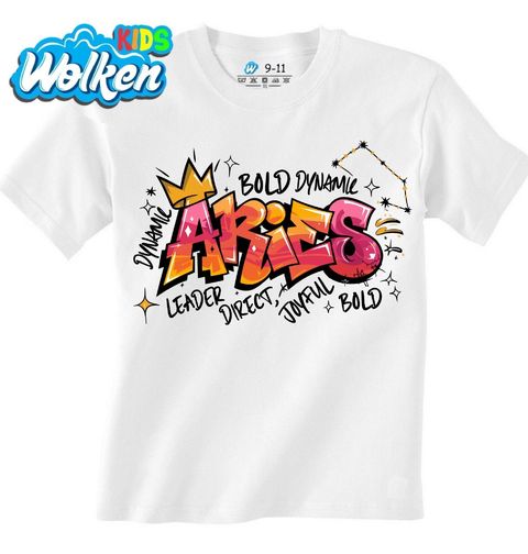 Obrázek produktu Dětské tričko Horoskop Beran Aries Graffiti