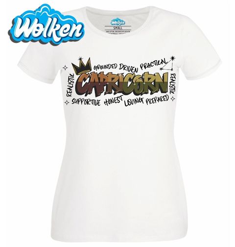 Obrázek produktu Dámské tričko Horoskop Kozoroh Capricorn Graffiti