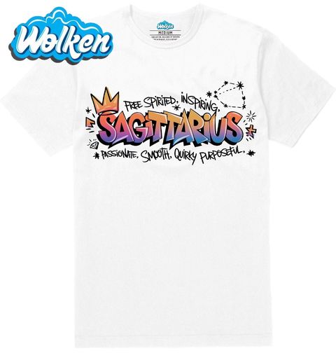Obrázek produktu Pánské tričko Horoskop Střelec Sagittarius Graffiti