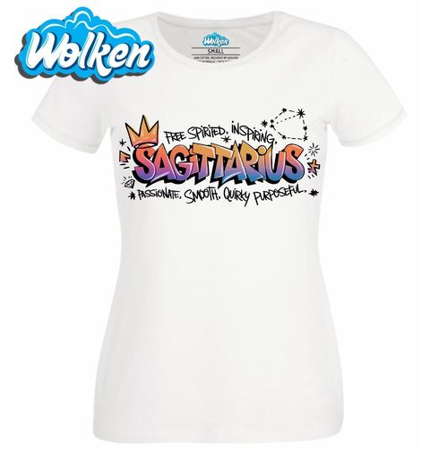 Obrázek produktu Dámské tričko Horoskop Střelec Sagittarius Graffiti