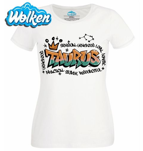 Obrázek produktu Dámské tričko Horoskop Býk Taurus Graffiti