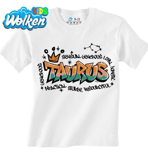 Obrázek produktu Dětské tričko Horoskop Býk Taurus Graffiti