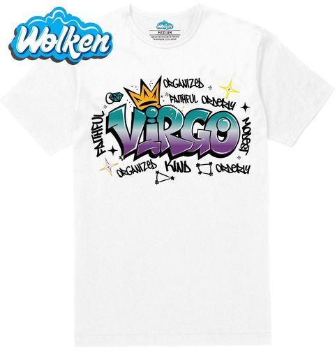Obrázek produktu Pánské tričko Horoskop Panna Virgo Graffiti