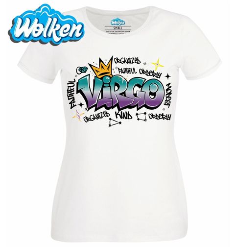 Obrázek produktu Dámské tričko Horoskop Panna Virgo Graffiti