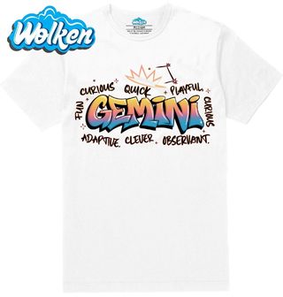 Pánské tričko  Horoskop Blíženci Gemini Graffiti.jpg