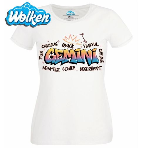 Obrázek produktu Dámské tričko Horoskop Blíženci Gemini Graffiti